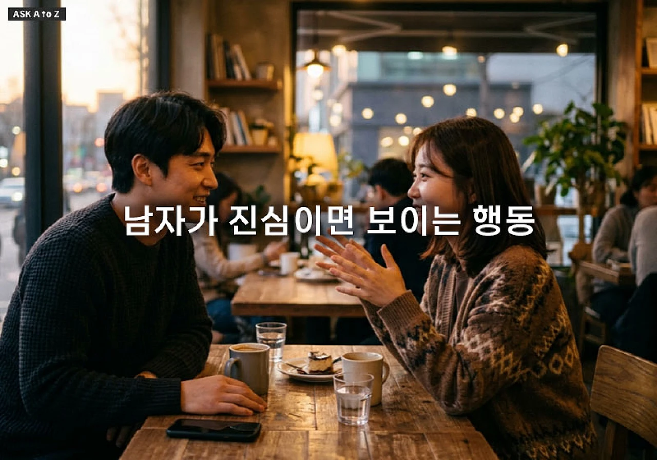 남자가 진심이면 보이는 행동 구별하는 현실적인 일상 습관과 시그널