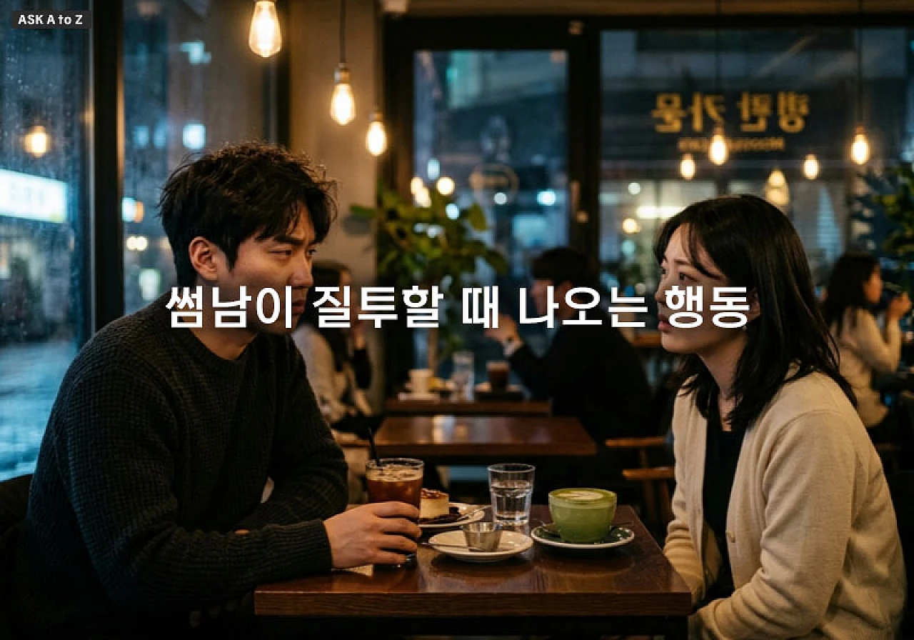 썸남이 질투할 때 나오는 행동과 숨겨진 속마음 알아보기
