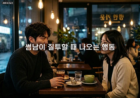 썸남이 질투할 때 나오는 행동과 숨겨진 속마음 알아보기