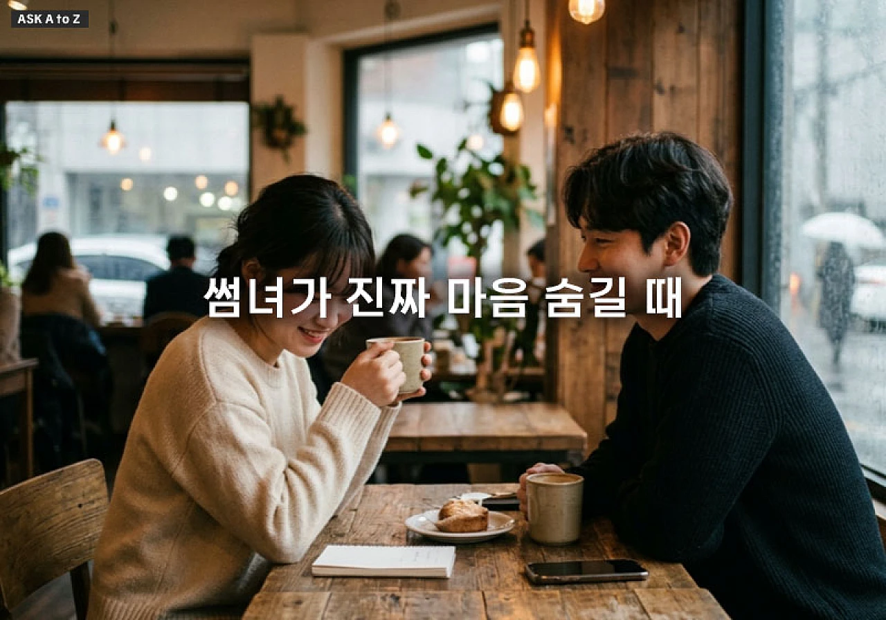 썸녀가 진짜 마음 숨길 때 알 수 있는 호감 신호와 심리 분석