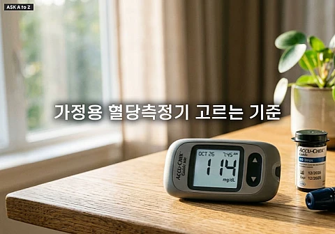 가정용 혈당측정기 고르는 기준과 정확도 높은 시험지 추천 선택 요령