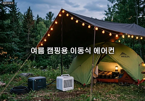 캠핑용 이동식 에어컨 가성비 모델 선택을 돕는 저전력 가이드