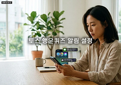 토스 행운퀴즈 알림 설정으로 선착순 리워드 빠르게 받는 방법 3가지