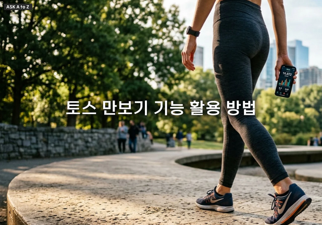 토스 만보기 기능 활용하여 걷기 포인트 적립하고 알뜰하게 사용하는 방법 정리