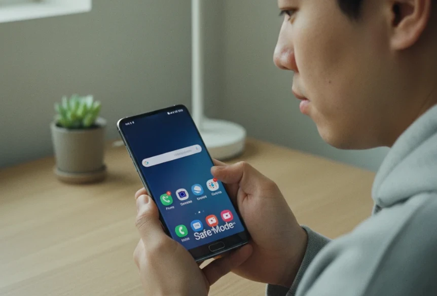 갤럭시 안전 모드로 부팅하여 문제를 진단하는 이미지 갤럭시 안전 모드로 부팅하여 문제를 진단하는 이미지