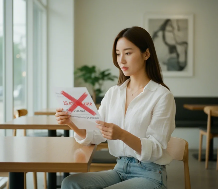 청년도약계좌의 비과세 혜택으로 이자 소득세 15.4%를 절약하는 20대 한국 여성