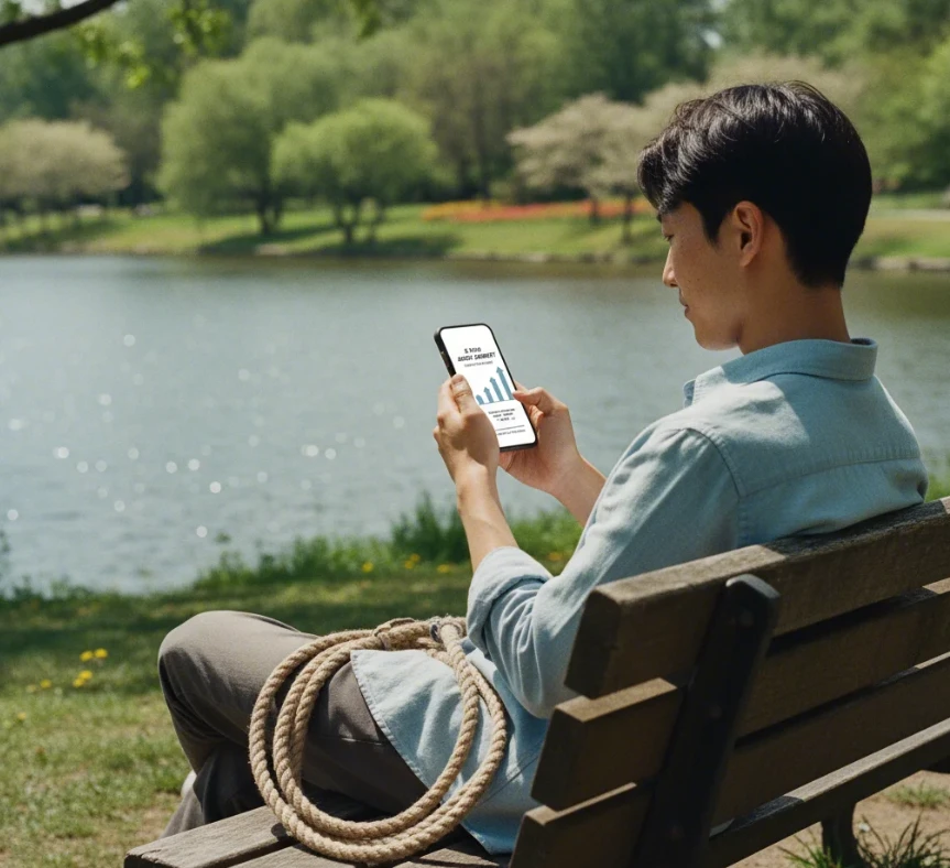 5년 장기 저축 계획을 통해 금융 안전망을 확보하는 20대 한국 남성