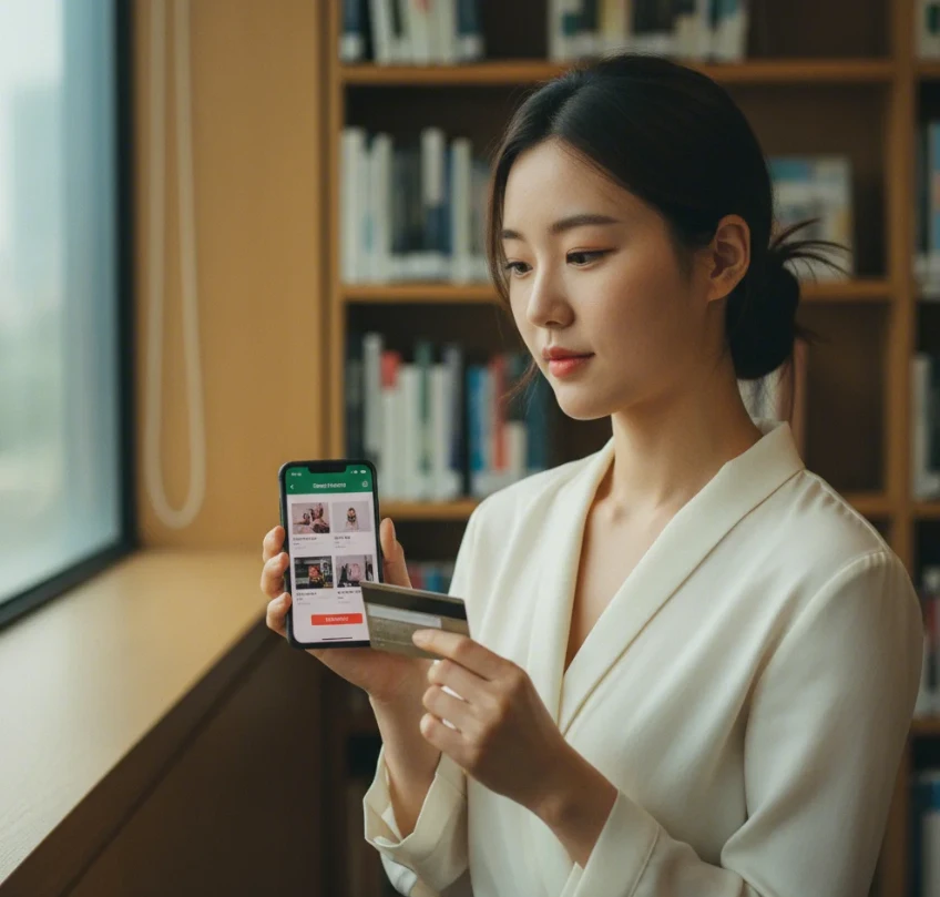 해외직구 관세 기준을 확인하며 배송 대행지(배대지) 정보를 검토하는  사람