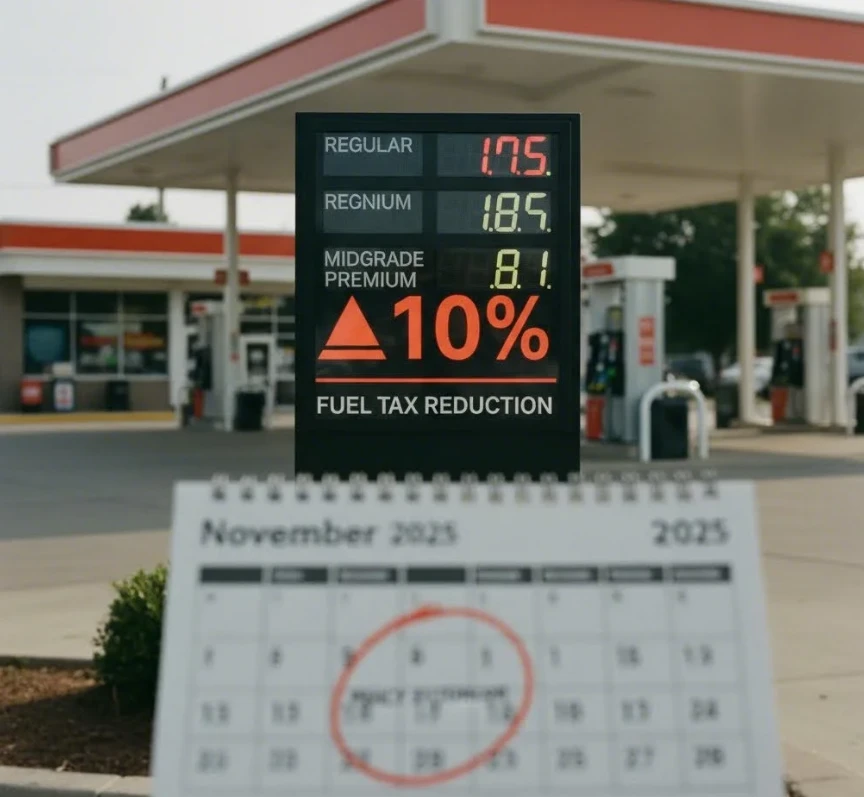 2025년 하반기 유류세 인하율 조정 및 연장