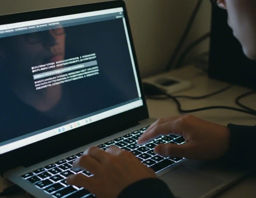 복잡한 기호로 가득 찬 안전한 비밀번호를 입력하는 손의 클로즈업 복잡한 기호로 가득 찬 안전한 비밀번호를 입력하는 손의 클로즈업